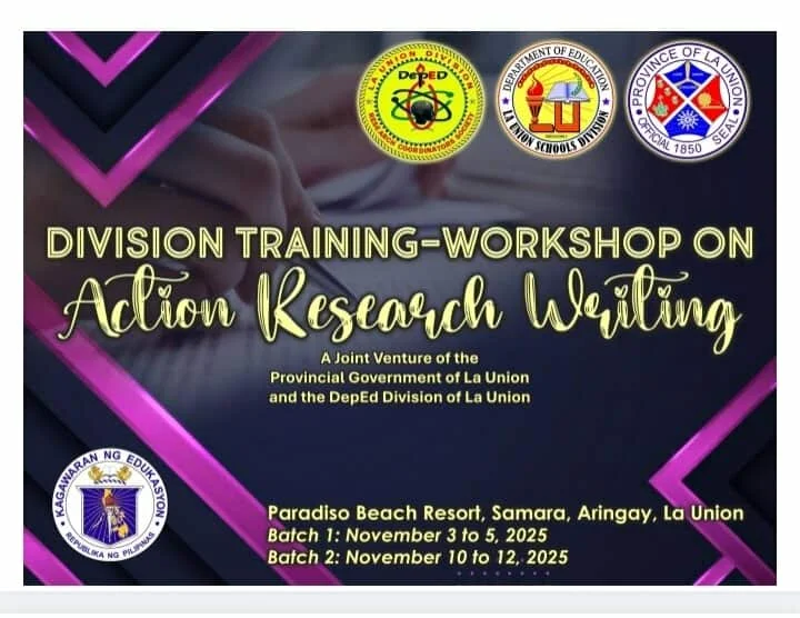 DIVISION TRAINING WORKSHOP on ACTION RESEARCH WRITING