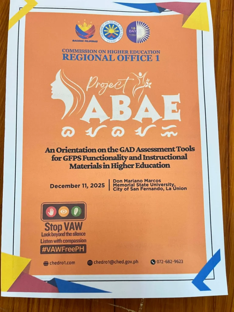 LUCCC participates in PROJECT BABAE (BALITAKTAKAN AT BAHAGINAN ALAY KAY EBA) 2025.