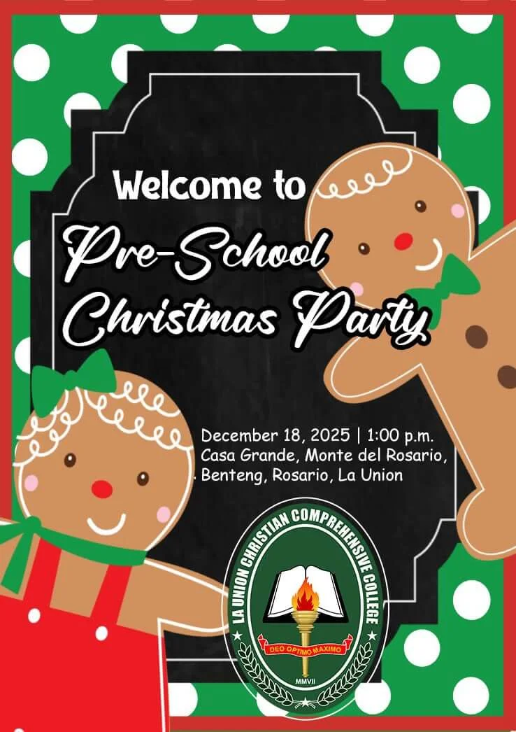 Pre School Year End Christmas Party